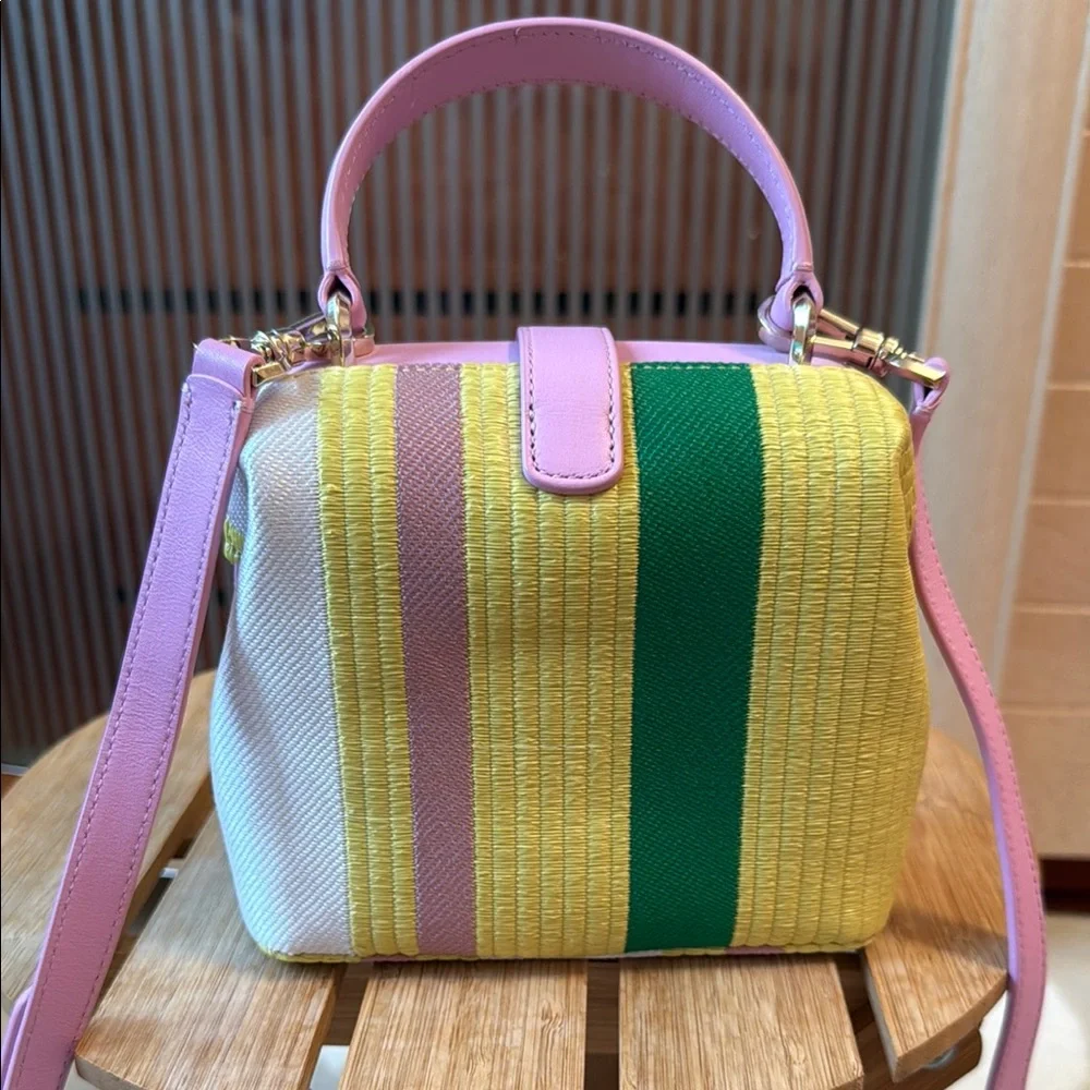 Kate Spade ♠️ Colorful Striped Handbag - Picture 5 of 8